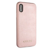 Guess GUHCI65SLSAPI iPhone Xs Maxróżowy/pink hard case Saffiano