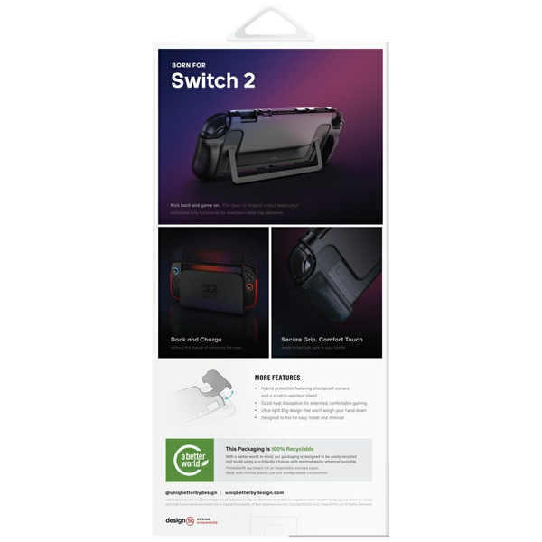 Etui UNIQ Hybrid Bytearmor do Nintendo   Switch 2 czerwony