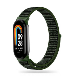 TECH-PROTECT NYLON XIAOMI SMART BAND 8 / 8 NFC ARMY GREEN