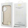 Etui Guess Triangle Logo MagSafe do      iPhone 17 beżowy