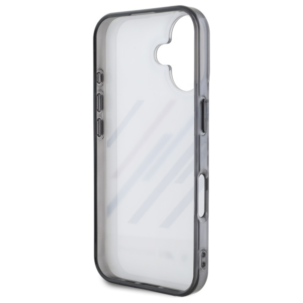 BMW BMHCP16S23HTRAG iPhone 16 6.1"        szary/grey hardcase Motorsport IML Random Stripes