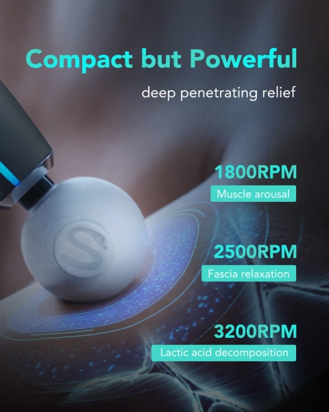 SKG F5-EN massage gun for the whole body - gray