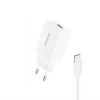 FONENG wall charger K210 2.1A 10W 1xUSB + cable Lightning White