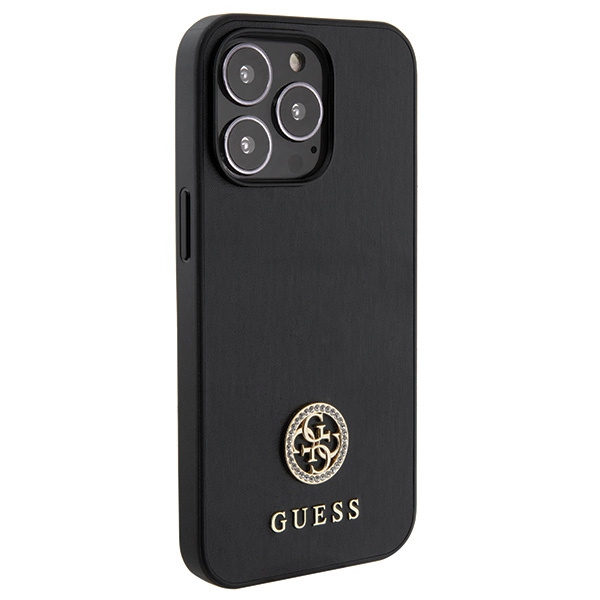 Guess GUHCP13XPS4DGPK iPhone 13 Pro Max 6.7" czarny/black hardcase Strass Metal Logo