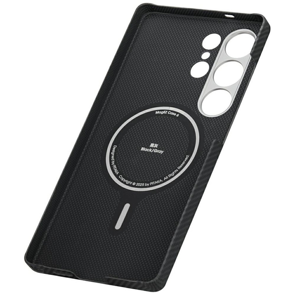 Etui PITAKA Ultra-Slim MagSafe do        Samsung Galaxy S25 Ultra czarno szary