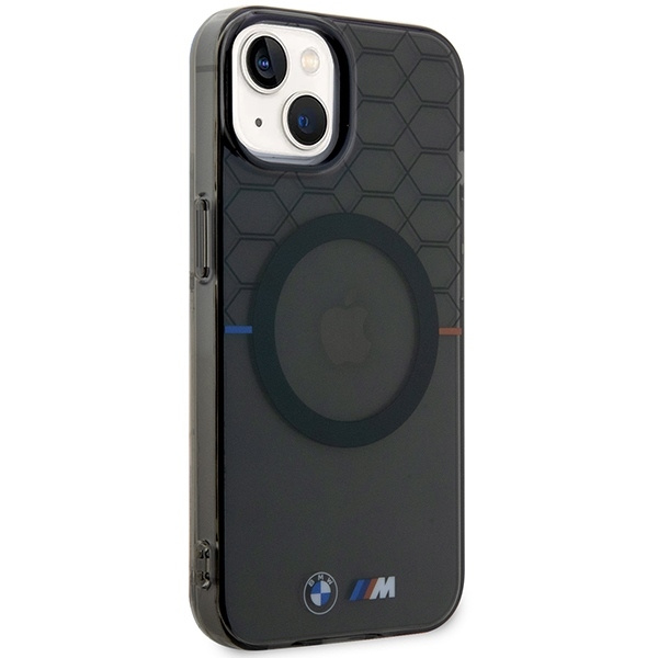 Etui BMW Pattern MagSafe na iPhone 14 - szare