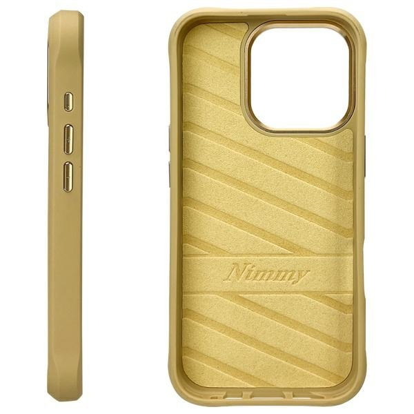 Nimmy etui iPhone 16 Pro Max 6.9" khaki   Big Eyed Pet 2.0 Cat