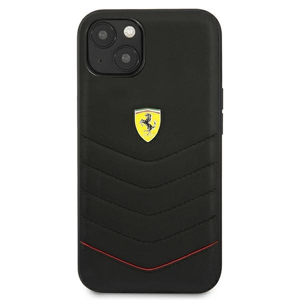 Etui Ferrari Off Track Quilted na iPhone 13 mini - czarne