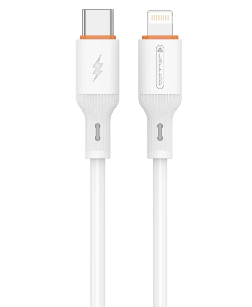 JELLICO cable B29 USB-C - Lightning PD 30W 1M White