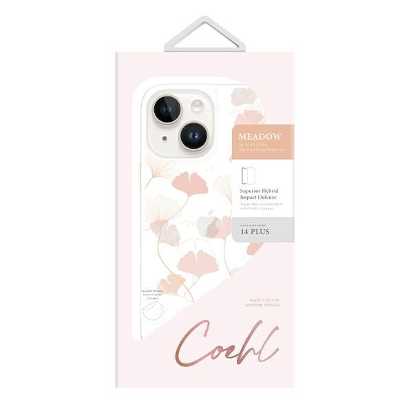 Uniq Coehl Meadow case for iPhone 14 Plus - pink