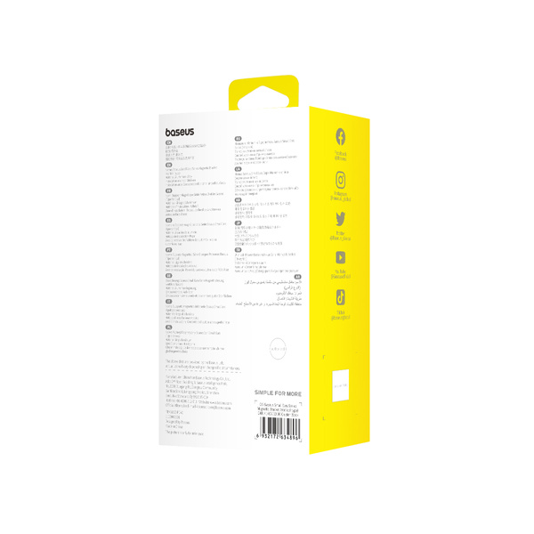 Uchwyt magnetyczny Baseus Small Ears wertykalny 360° (Overseas Edition) - czarny