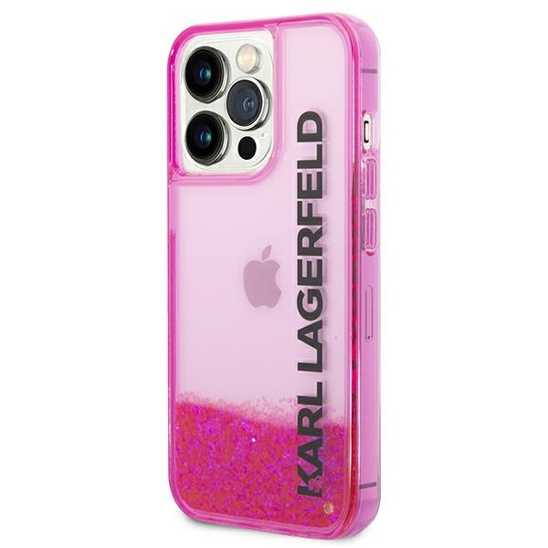 Karl Lagerfeld KLHCP14XLCKVF iPhone 14 Pro Max 6.7 "pink / pink hardcase Liquid Glitter Elong