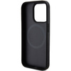 DKNY DKHMP15XPSOSPK iPhone 15 Pro Max6.7" czarny/black hardcase Leather Printed Pattern Metal Logo MagSafe