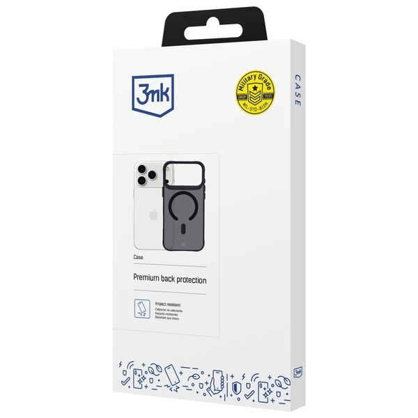 Etui 3MK Smoke MagCase do Apple iPhone   17 Pro
