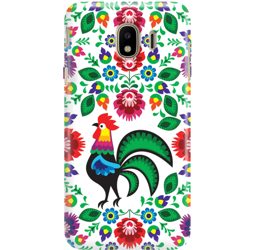 FUNNY CASE OVERPRINT WHITE ROOSTER SAMSUNG GALAXY J4 2018