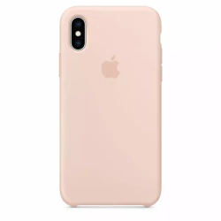 APPLE SILICONE CASE IPHONE X/XS PINK SAND OTWARTE OPAKOWANIE