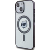 Etui Karl Lagerfeld IML Choupette's Head MagSafe do iPhone 15 Plus - przezroczyste