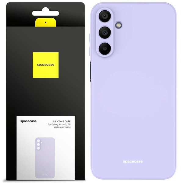 Spacecase Etui Silicone Case Galaxy A15 4G / 5G light purple