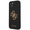 Guess GUHCP13MLS4GGBK iPhone 13 / 14 /15 6.1" czarny/black hard case Silicone 4G Logo
