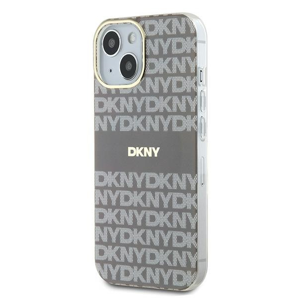 DKNY DKHMP15SHRHSEE iPhone 15 / 14 / 136.1" beżowy/beige hardcase IML Mono & Stripe MagSafe