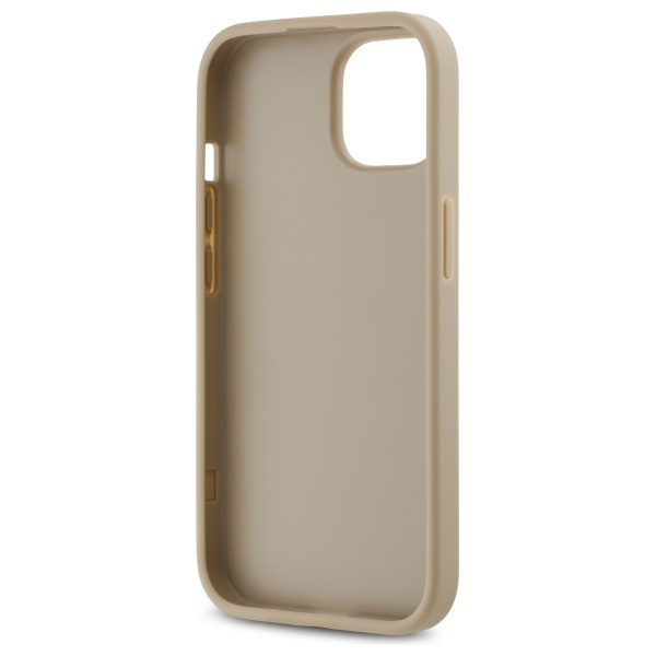 DKNY DKHCP15SPQDSLE iPhone 15 6.1"       beżowy/beige Quilted Stack Logo