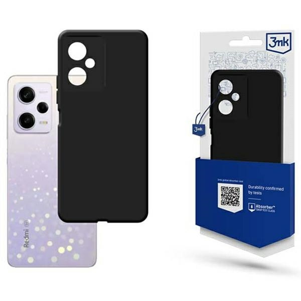 Case for Xiaomi Redmi Note 12 5G / Poco X5 5G Series 3mk Matt Case - Black