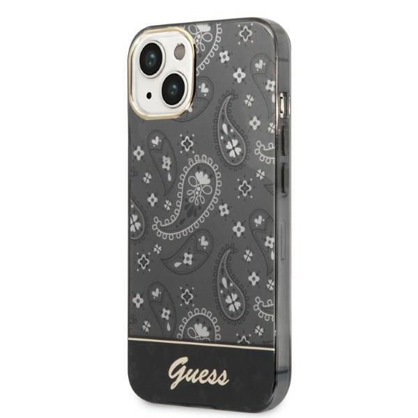 Guess GUHCP14MHGBNHK iPhone 14 Plus / 15 Plus 6.7" czarny/black hardcase Bandana Paisley
