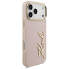 Etui Karl Lagerfeld Karl Script Logo do  iPhone 17 Pro Max różowy