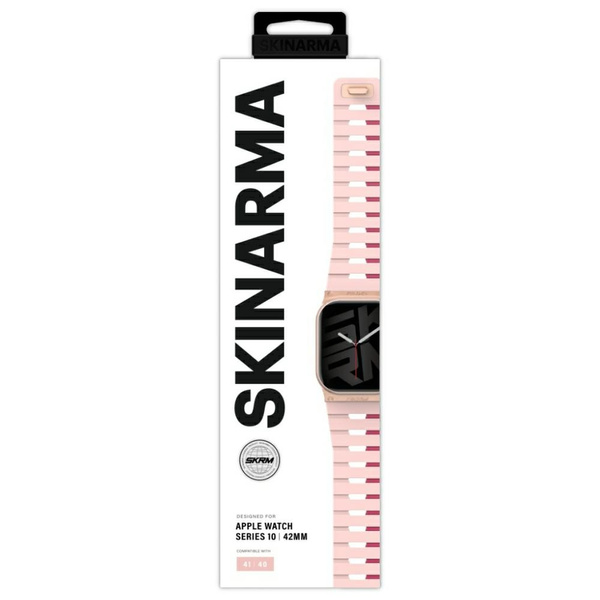 Pasek Skinarma Gemini do Apple Watch     42/41/40 mm różowy