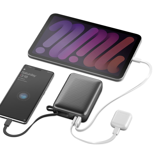 PowerBank Energea Integra Ultra 45       20000mAh kabel USB-C PD45W szary