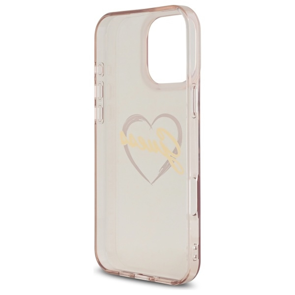 Guess GUHCP16XHCHGSPP iPhone 16 Pro Max6.9" różowy/pink hardcase IML Heart