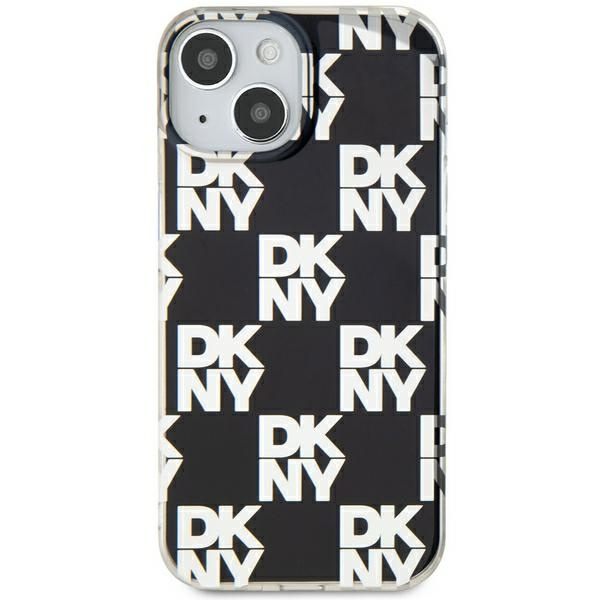 DKNY DKHCP15MHDLCEK iPhone 15 Plus /14 Plus 6.7" czarny/black hardcase IML Checkered Mono Pattern