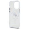Karl Lagerfeld KLHMP14XHLSKCH iPhone 14 Pro Max 6.7" biały/white hardcase IML Metal Karl&Choupette Head MagSafe