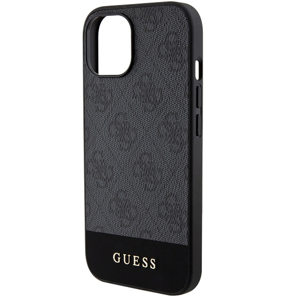 Guess GUHCP15SG4GLGR iPhone 15 / 14 / 136.1" szary/grey hardcase 4G Stripe Collection