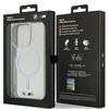 Case BMW BMHMP14XHCRS iPhone 14 Pro Max 6.7" transparent hardcase Silver Ring MagSafe