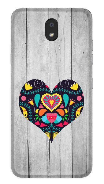 CaseGadget ETUI NADRUK CZARNE SERCE LG K30 2019