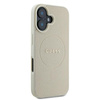 Guess GUHMP16SPGHSMME iPhone 166.1" beżowy/beige hardcase Grained Ring MagSafe