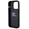 Etui BMW Leather Carbon MagSafe na iPhone 15 Pro Max - czarne