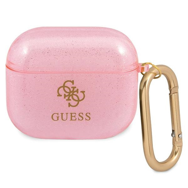 GUESS GUA3UCG4GP AIRPODS 3 COVER RÓŻOWY/PINK GLITTER COLLECTION