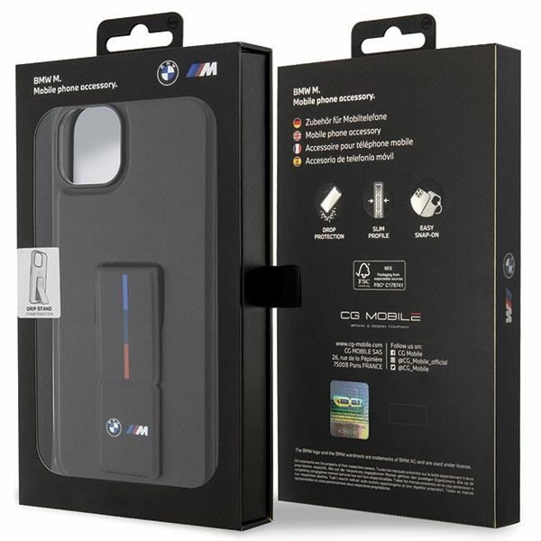 Etui BMW Grip Hot Stamp na iPhone 14 Plus - czarne