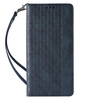 MAGNET STRAP CASE CASE FOR IPHONE 14 FLIP WALLET MINI LANYARD STAND BLUE