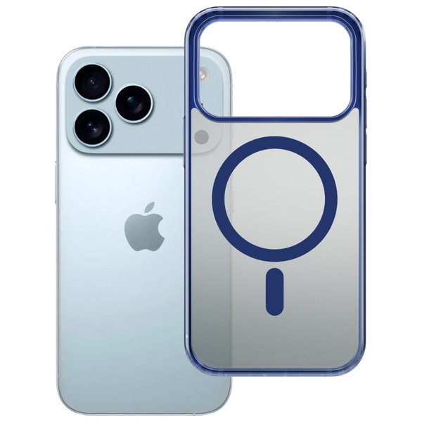 Etui 3MK Frosty MagCase do Apple iPhone  17 Pro Max niebieski