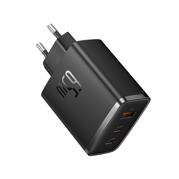 Baseus Cube Pro 65W GaN charger 2x USB-C USB-A - black