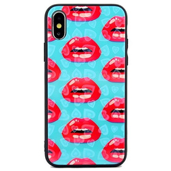 CASE HEARTS GLASS IPHONE 6 / 6S PATTERN 3 (LIPS)