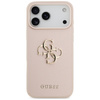 Etui Guess Grained Big 4G & Classic Logo do iPhone 17 Pro Max różowy
