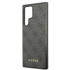 Guess GUHCS22LG4GFGR S22 Ultra S908szary/grey hard case 4G Metal Gold Logo