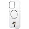 Etui Karl Lagerfeld Iconic Karl&Choupette Magsafe na iPhone 13 Pro Max - przezroczyste