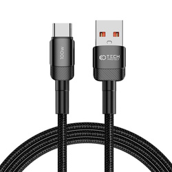 TECH-PROTECT ULTRABOOST EVO TYPE-C CABLE 100W/5A 200CM BLACK