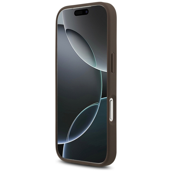 Etui Guess 4G Strap 4G Classic Logo do   iPhone 17 Pro brązowy