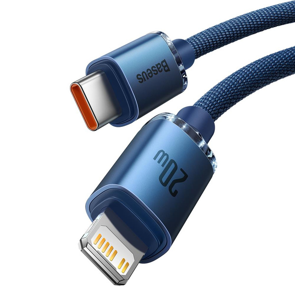 Baseus CAJY000303 Lightning - USB-C PD cable 20W 480Mb/s 2m - blue